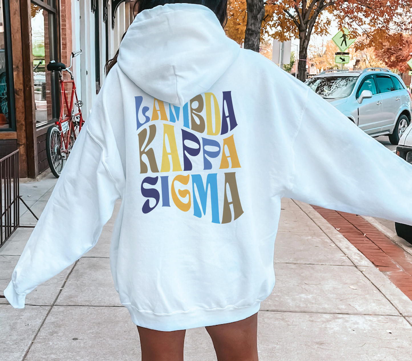 Lambda Kappa Sigma Oversized Shirt, Groovy Sorority Sweatshirt , Lambda Kappa Sigma Hoodie, Lambda Kappa Sigma shirt, LKS Fraternity shirt