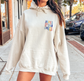 Alpha Phi Omega Oversized Shirt, Groovy Sorority Sweatshirt , Alpha Phi Omega Hoodie