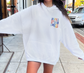 Alpha Phi Omega Oversized Shirt, Groovy Sorority Sweatshirt , Alpha Phi Omega Hoodie