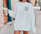 Alpha Phi Omega Oversized Shirt, Groovy Sorority Sweatshirt , Alpha Phi Omega Hoodie