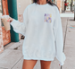 Alpha Kappa Delta Phi Oversized Shirt, Groovy Sorority Sweatshirt , Alpha Kappa Delta Phi Hoodie