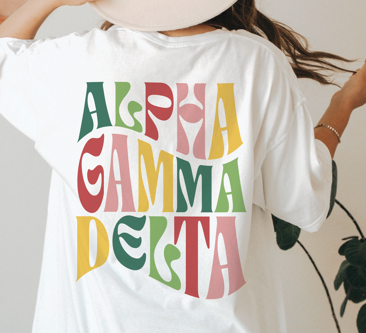 Alpha Gamma Delta Oversized Shirt, Groovy Sorority Sweatshirt , Alpha Gamma Delta Hoodie, AGD, Alpha Gam Shirt