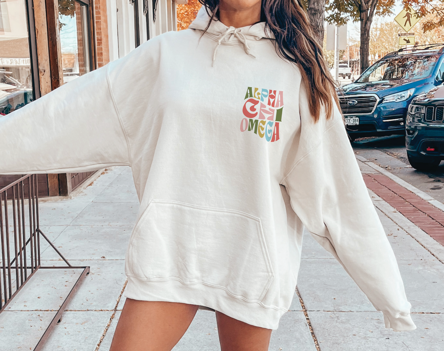 Alpha Chi Omega Oversized Shirt, Groovy Sorority Sweatshirt , Alpha Chi Omega Hoodie, A CHI O Sorority, Alpha Chi Omega Sorority Shirt, Alpha Chi shirt, AXO shirt