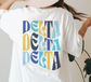 Delta Delta Delta Oversized Shirt, Groovy Sorority Sweatshirt , Delta Delta Delta Hoodie, Tri Delta Shirt