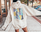 Delta Delta Delta Oversized Shirt, Groovy Sorority Sweatshirt , Delta Delta Delta Hoodie, Tri Delta Shirt