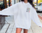 Delta Zeta Oversized Shirt, Groovy Sorority Sweatshirt , Delta Zeta Hoodie, DeeZee, DZ, Delta Zeta Shirt