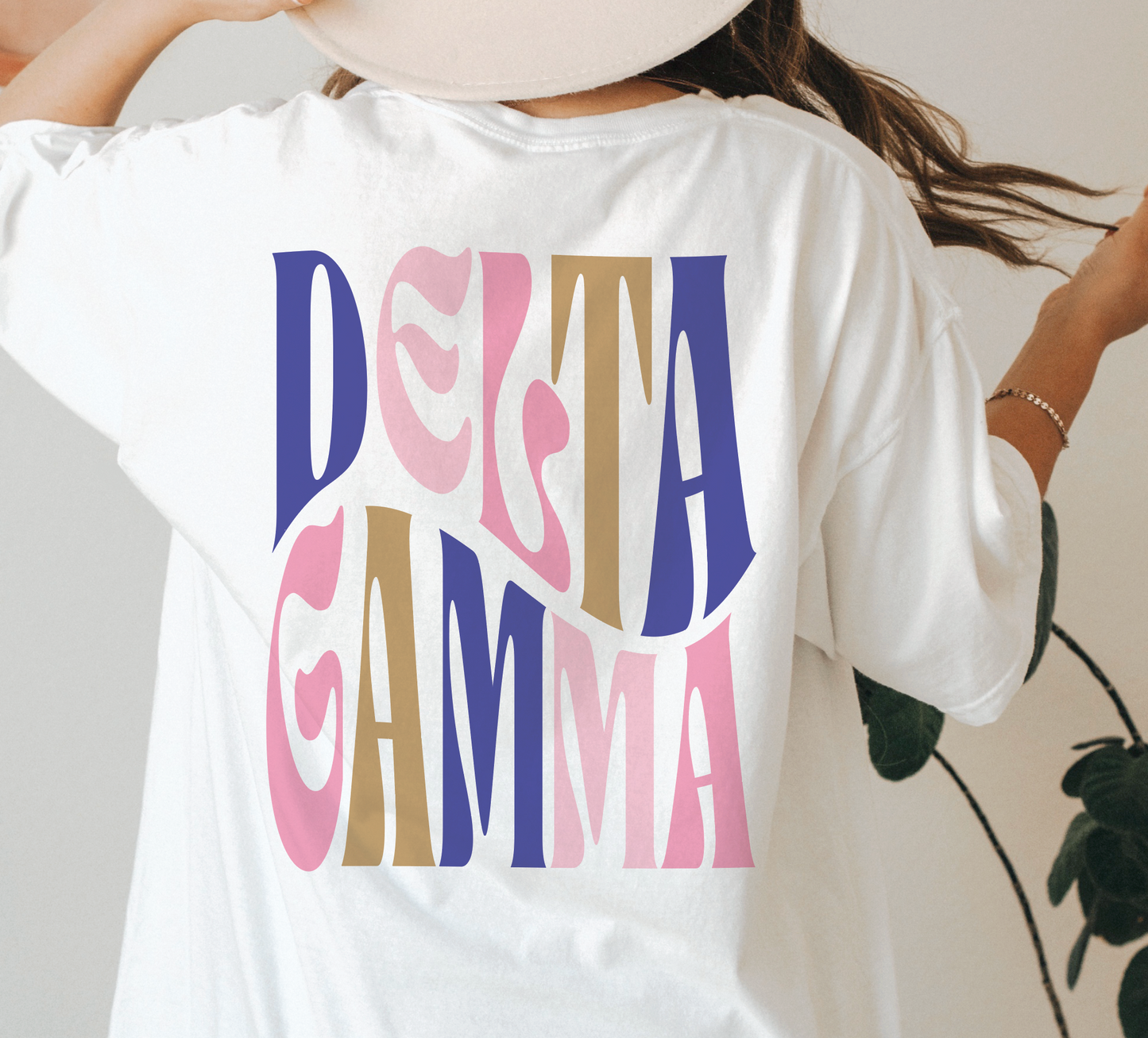 Delta Gamma Oversized Shirt, Groovy Sorority Sweatshirt , Delta Gamma Hoodie, Dee Gee, DG, DG Sorority Shirt