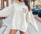 Delta Phi Epsilon Oversized Shirt, Groovy Sorority Sweatshirt , Delta Phi Epsilon Hoodie, Delta Phi Epsilon shirt, D Phi E sorority shirt