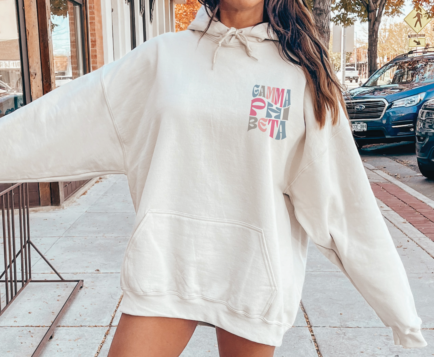 Gamma Phi Beta Oversized Shirt, Groovy Sorority Sweatshirt , Gamma Phi Beta Hoodie, Gamma Phi Sorority, Gamma Phi Beta Sorority Shirt