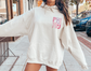 Phi Mu Oversized Shirt, Groovy Sorority Sweatshirt , Phi Mu Hoodie, Phi Mu Sorority, Phi Mu shirt