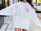 Phi Mu Oversized Shirt, Groovy Sorority Sweatshirt , Phi Mu Hoodie, Phi Mu Sorority, Phi Mu shirt