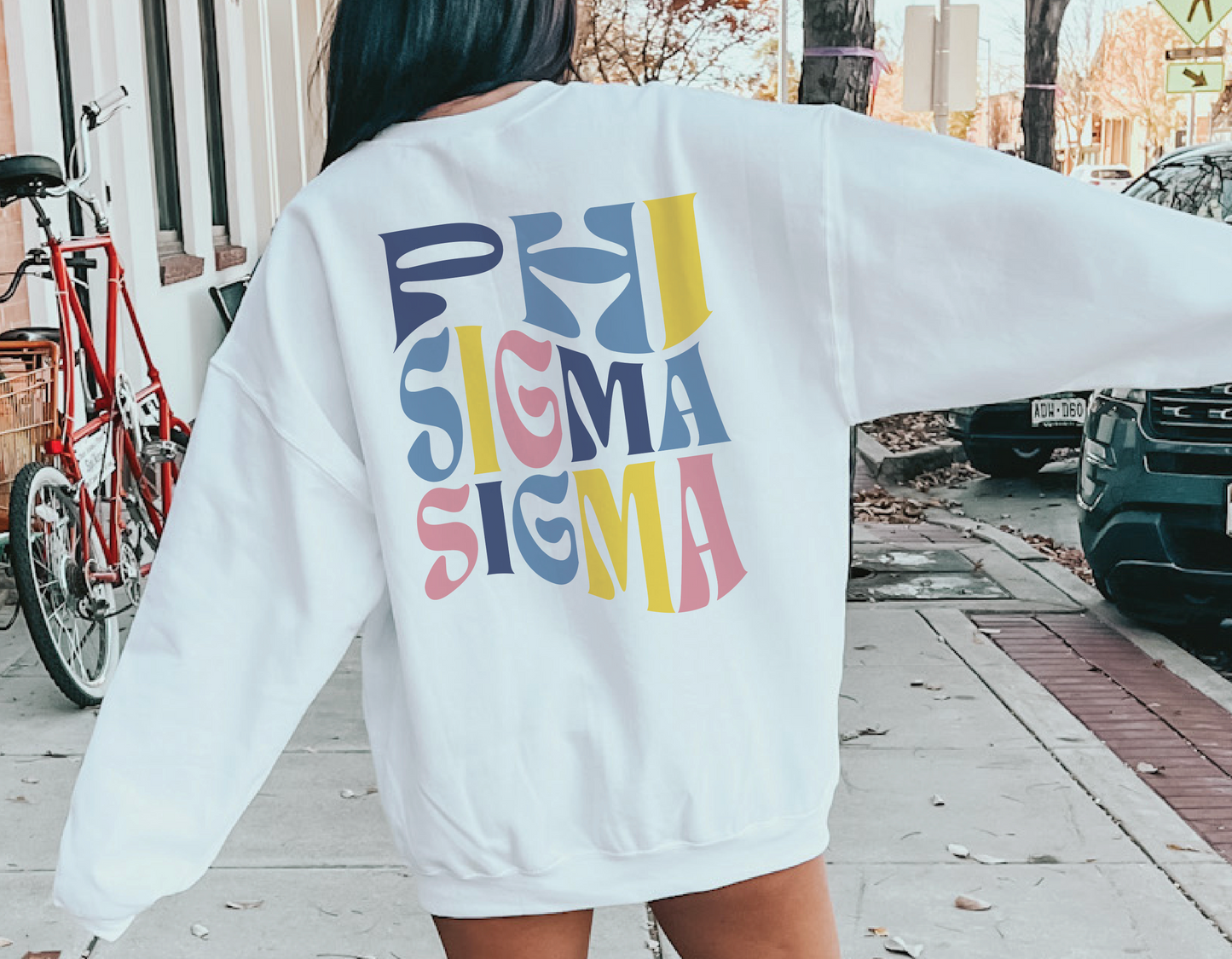 Phi Sigma Sigma Oversized Shirt, Groovy Sorority Sweatshirt , Phi Sigma Sigma Hoodie, Phi Sigma Sigma Sorority Shirt, Phi Sig Shirt