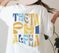 Theta Phi Alpha Oversized Shirt, Groovy Sorority Sweatshirt , Theta Phi Alpha Hoodie, Theta Phi Sorority Shirt