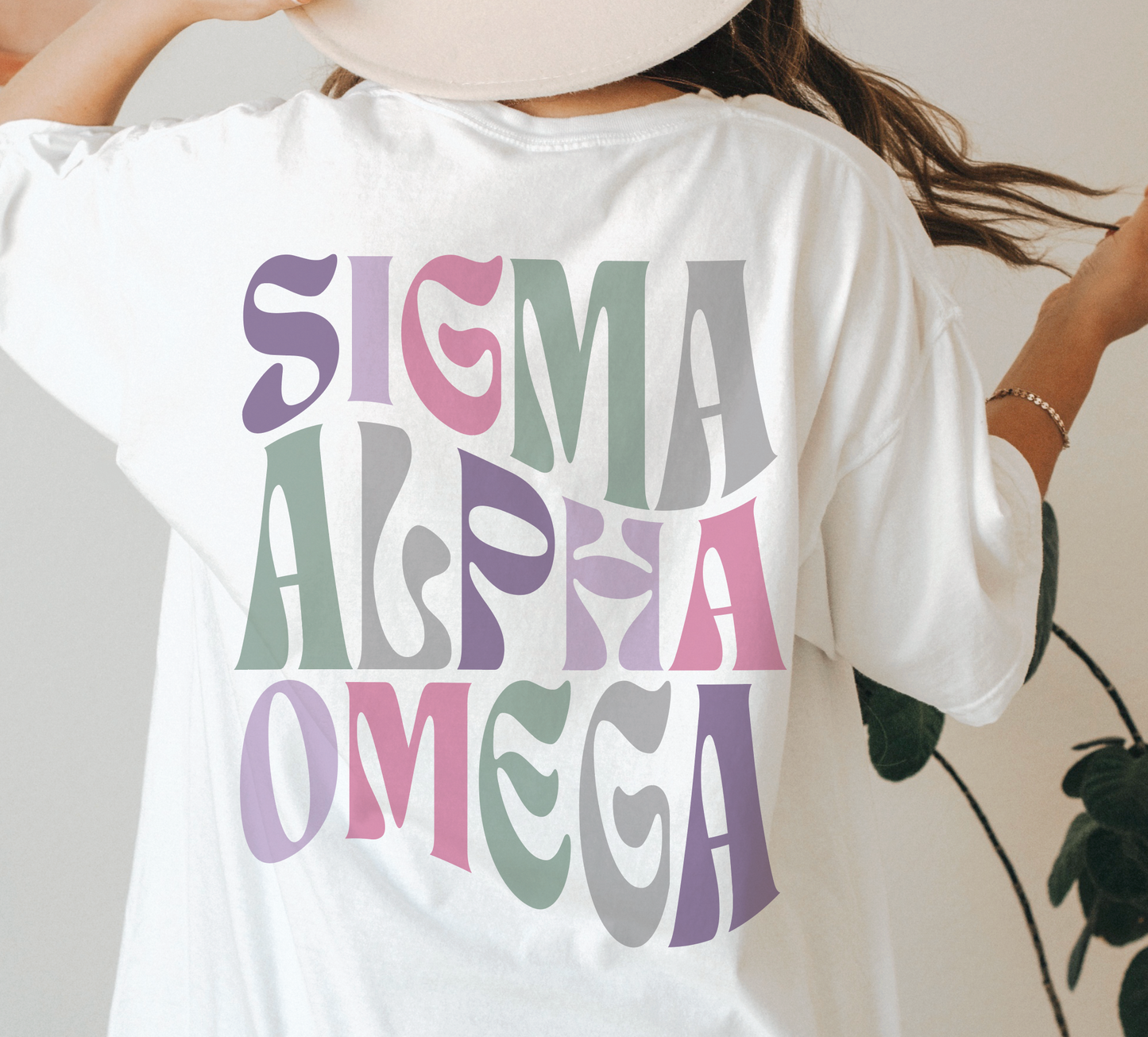 Sigma Alpha Omega Oversized Shirt, Groovy Sorority Sweatshirt , Sigma Alpha Omega sorority shirt, Sigma Alpha Omega Hoodie, SAO Christian Sorority Shirt