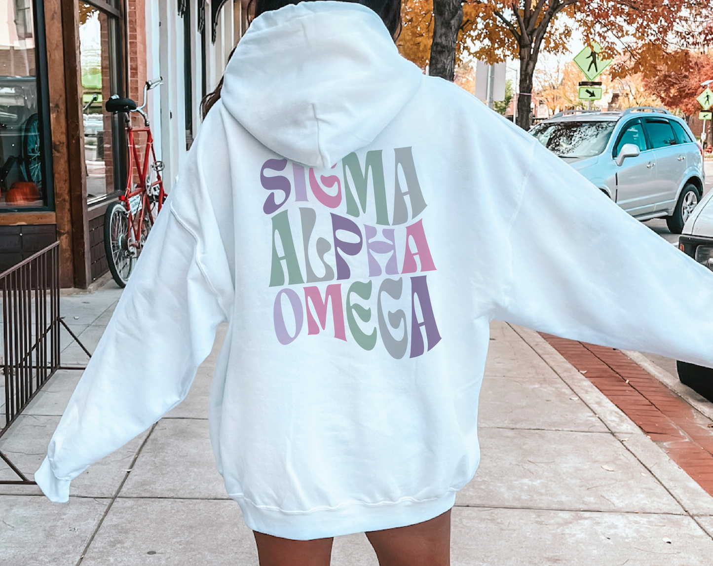 Sigma Alpha Omega Oversized Shirt, Groovy Sorority Sweatshirt , Sigma Alpha Omega sorority shirt, Sigma Alpha Omega Hoodie, SAO Christian Sorority Shirt